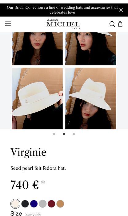 Kapelusz Maison Michel