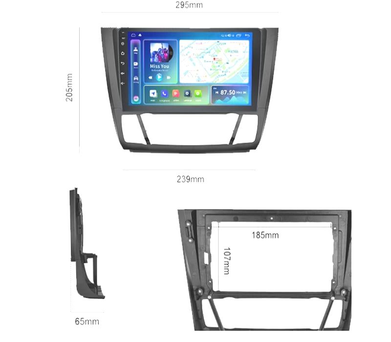 RÁDIO GPS ANDROID 13 BMW SÉRIE 1 E81 / E82 / E87 / E88 08-12