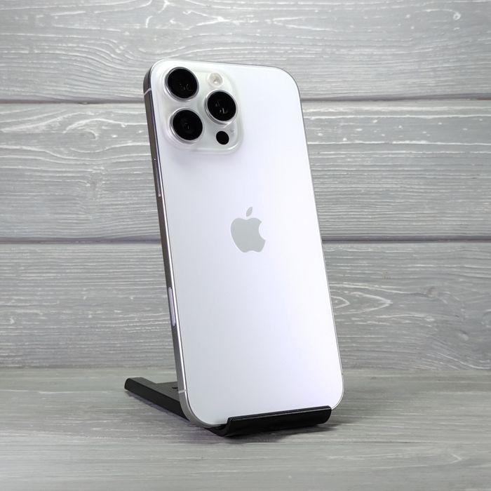 iPhone 16 Pro Max 256GB White Titanium | Відмінний стан | Батарея 95%