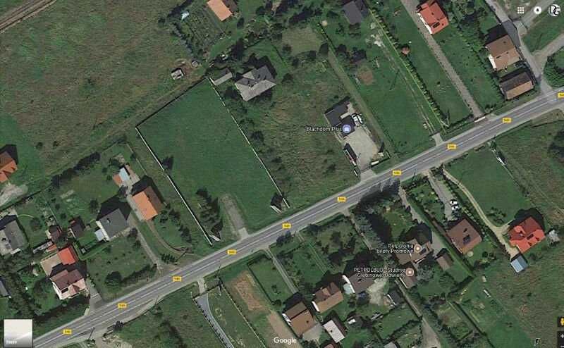 Plac teren bezpośrenio przy drodze wojewodzkiej 946 Sucha Beskidzka - Widok 2