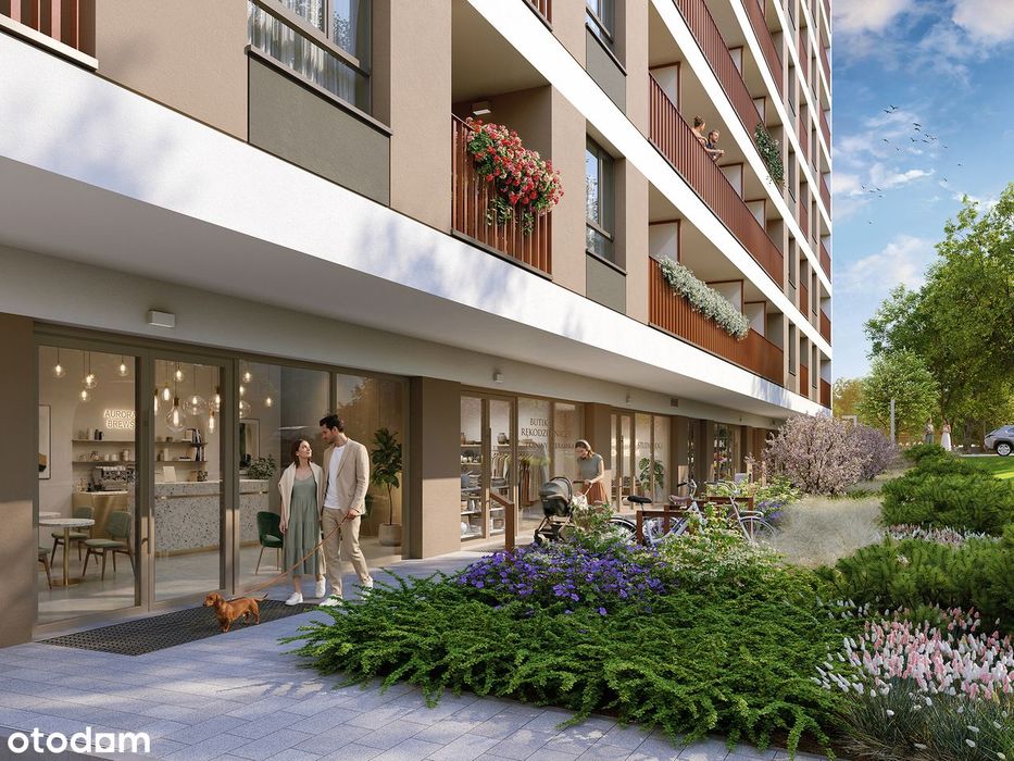 2-pokojowe mieszkanie 41m2 + loggia Bez Prowizji