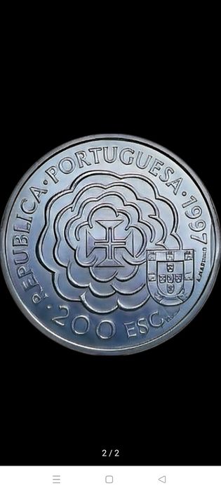 Moeda 200 Escudos VIII Série Descobrimentos A Missionação Cristã