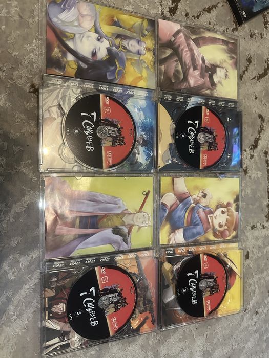 7 самураев, аниме-мультфильм на DVD (2,3,4,5 части): 430 грн. - CD