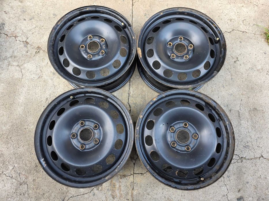 Niemieckie felgi stalowe VW AG 16" 5x112x57,1 ET 50 Golf Audi A3 Seat Leon Toledo Skoda Octavia Superb