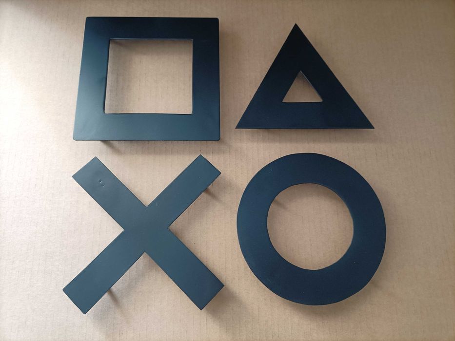 Playstation Simbolos para decoração de Game Room