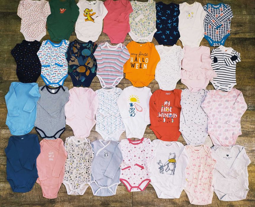 Боді, бодік з довгим рукавом, Disney, F&F, TU, Next р. 0-36міс, 56-104