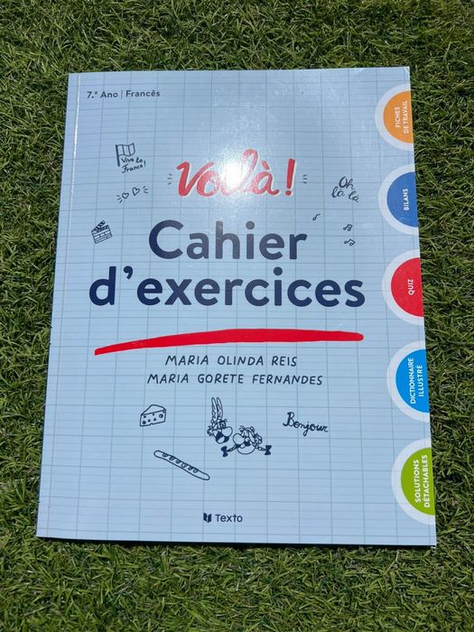 LOTE 8 Cadernos 7° Ano | Matemática, Inglês… | Excelente Estado