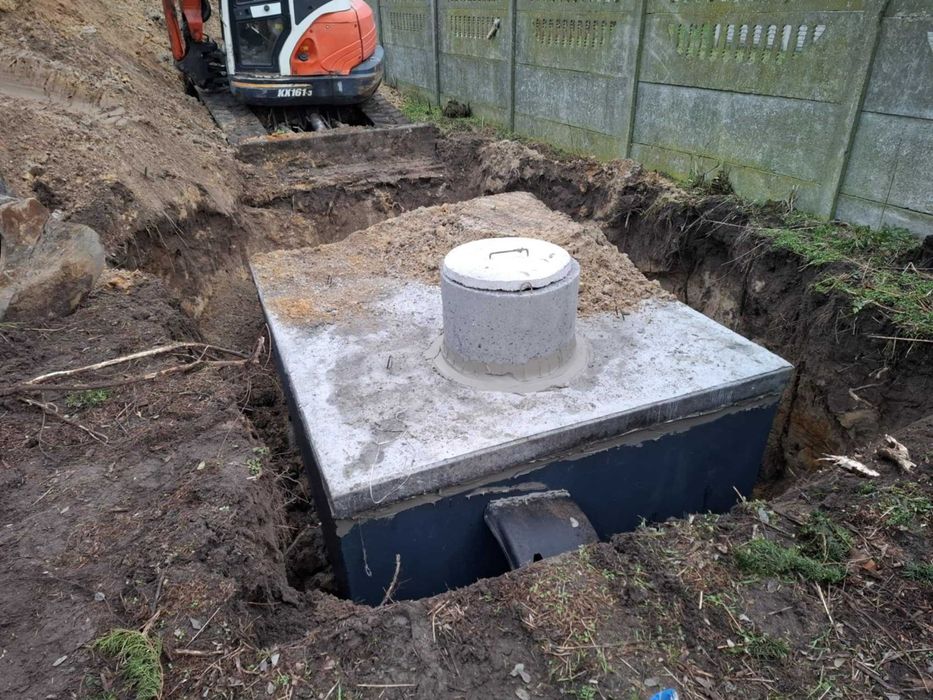 Szambo Betonowe z Wykopem Kompleksowo Szamba Kanał Samochodowy