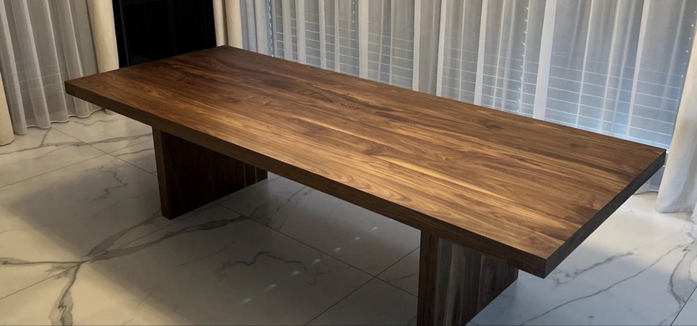 Stół orzech włoski / amerykański lity loft