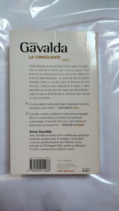 La consolante - livro em Francès