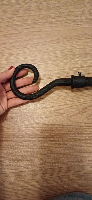 Varão para cortinas preto