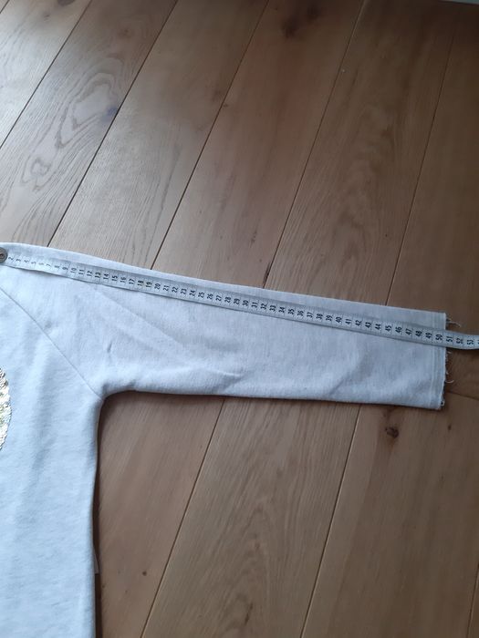 Bluza dresowa z odwracanymi cekinami Zara rozm.122