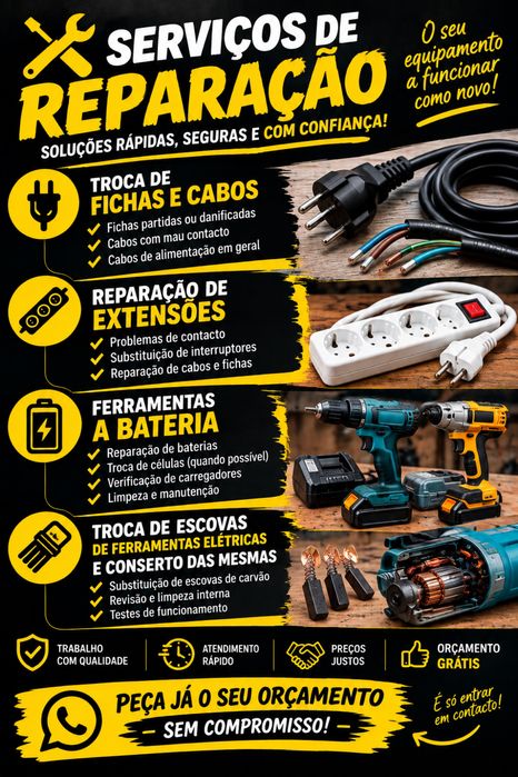 reparações de ferramentas