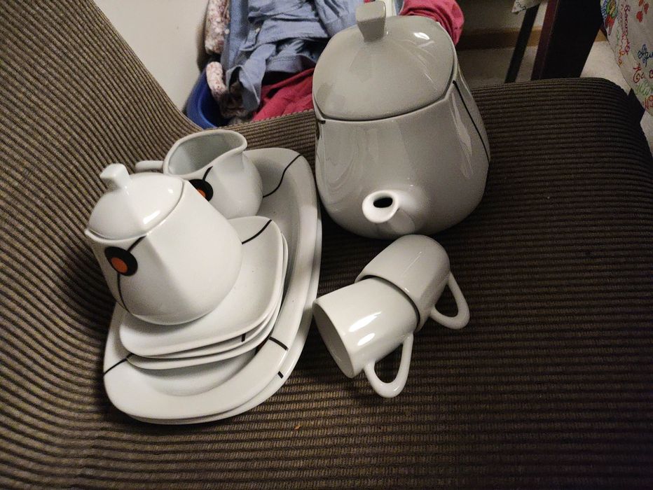Conjunto café e bolos