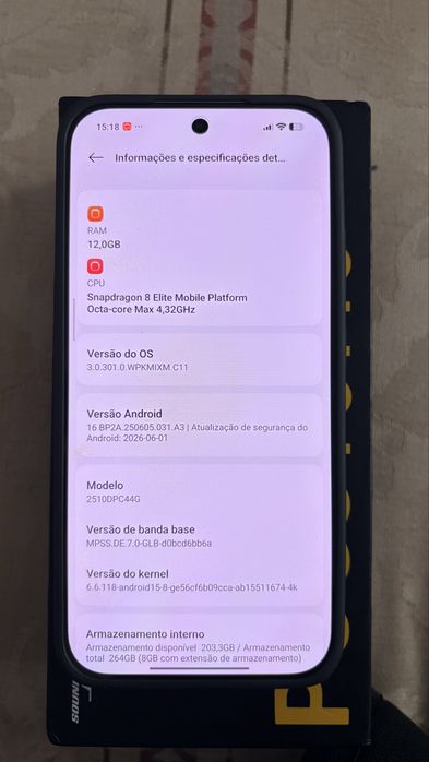 Poco f8 pro 256GB aceito troca