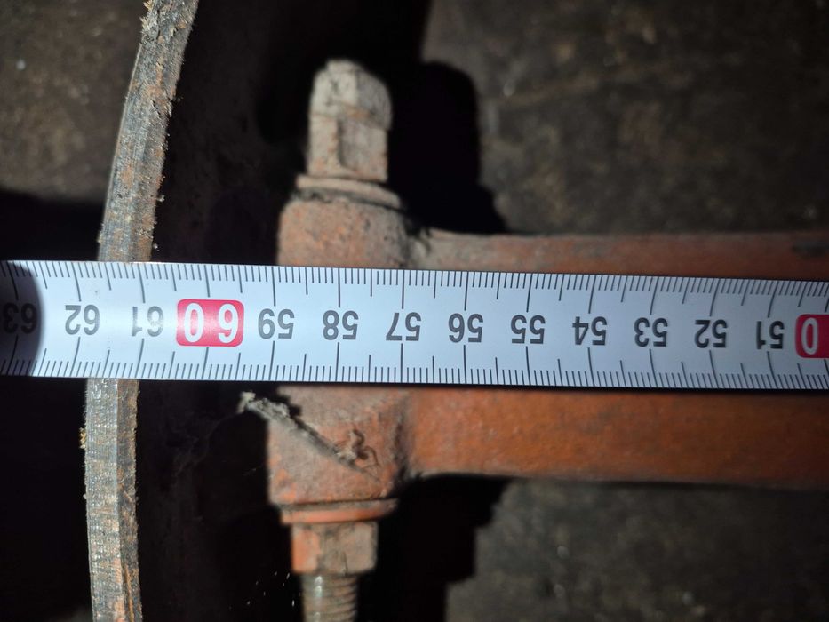 Koło pasowe na pas płaski średnica 62cm (nr.1)