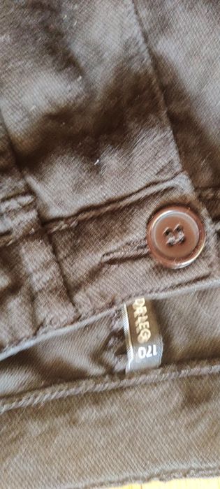 Spodnie czarne materiałowe 170 reporter young i bluza czarna 164 chlopiece
