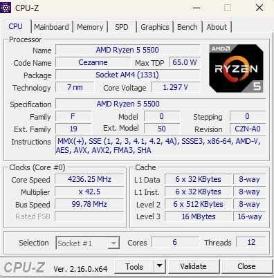 PC Ryzen5 5500 RX 570 8gb