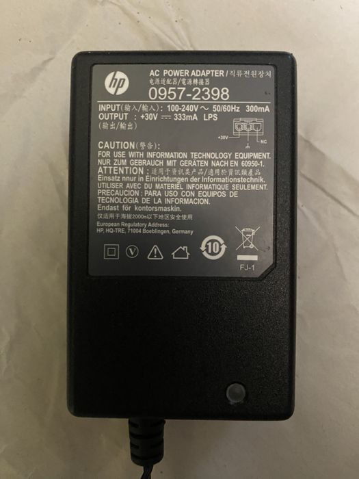Адаптер AC power adapter hp 0957-2398