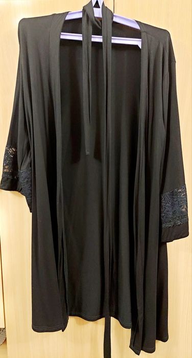 Халат кімоно з мереживом Універсальний розмір