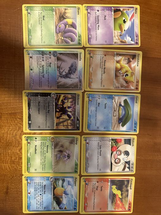 Cartas pokemon - EX Sandstorm