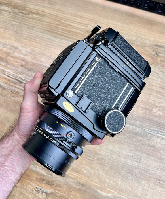 Mamiya RB67 Pro S, Sekor C 90mm 3.8, шахта
