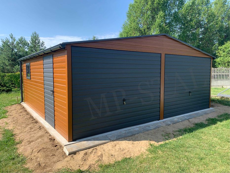 Garaże Blaszane Drewopodobone | PRODUCENT | PROFIL OCYNKOWANY