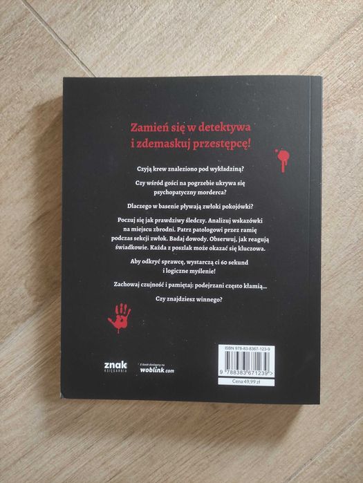Książka z zagadkami "Corpus delicti"