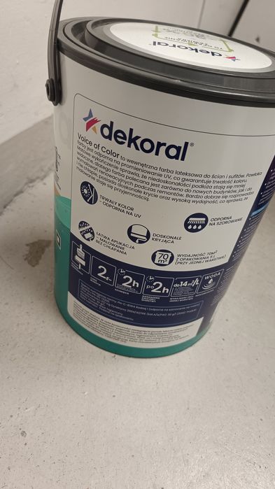 Farba Dekoral Ulotna Szarość