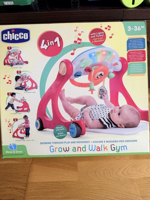 Ходунки-каталка Chicco з розвивальним центром 4 в 1