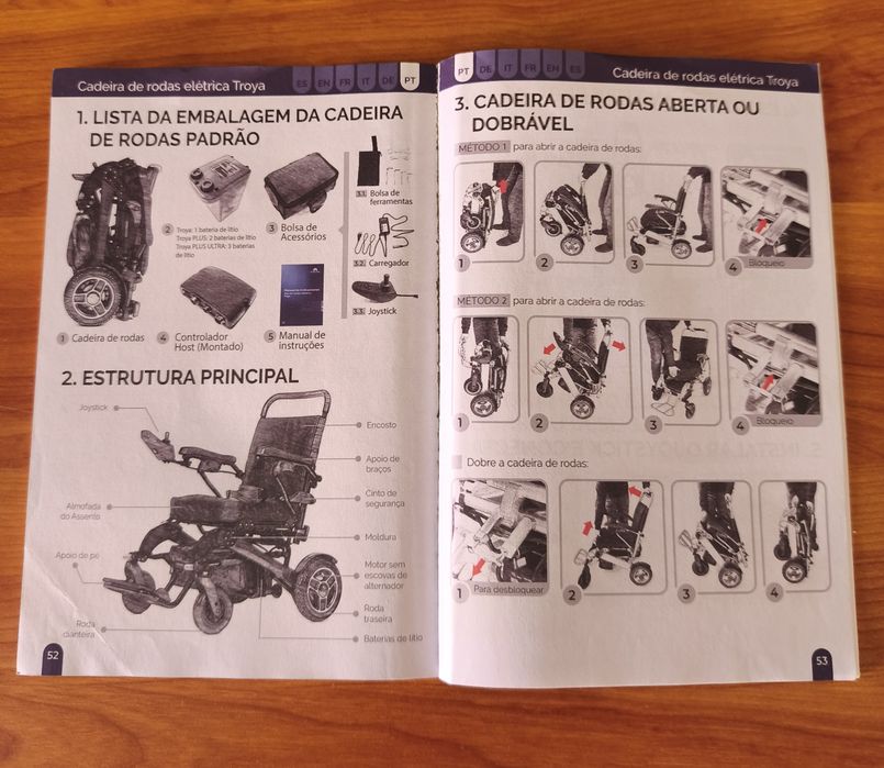 Cadeira de rodas elétrica Troya Plus Ultra