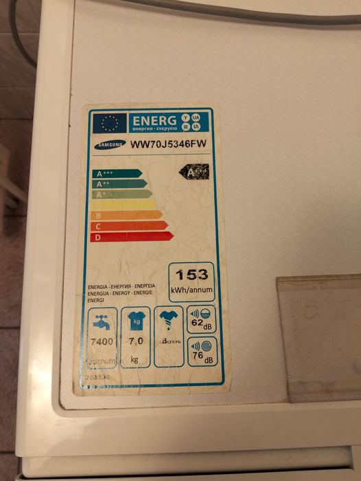Pralka Samsung A+++