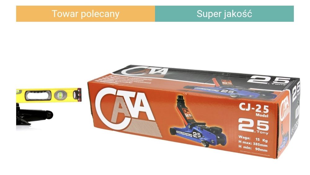 Podnośnik niskoprofilowy 2,5T