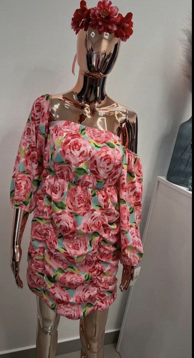 Sukienka hiszpanka w kwiaty NOWA