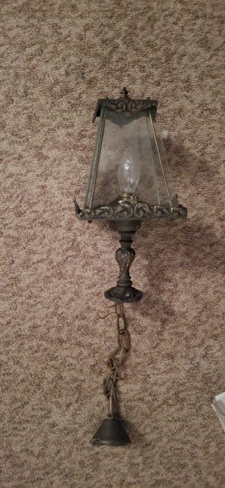 candeeiro de teto antigo