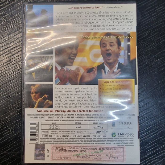 DVD Lost in Translation