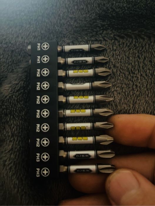 Набор 10шт високоякісних високоміцних 10шт біт хрестова викрутка ударн