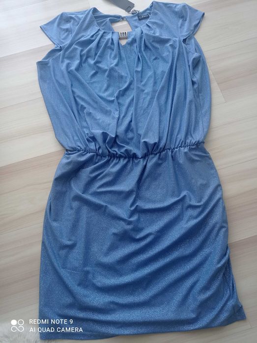 Sukienka 46 niebieska Komunia, wesele