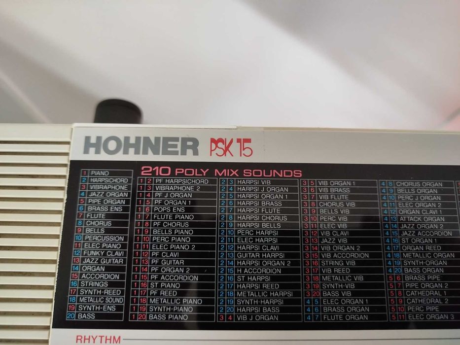 Teclado PCM - MIDI - HOHNER PSK15 (Vintage)