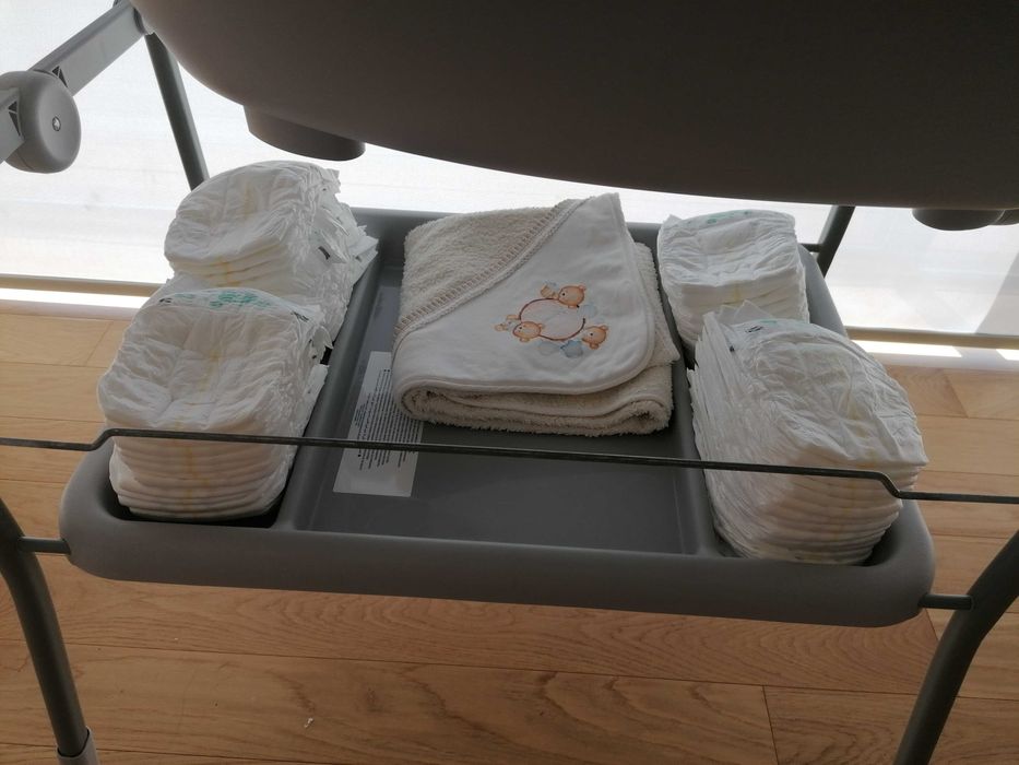 Cuidado de higiene no bebé