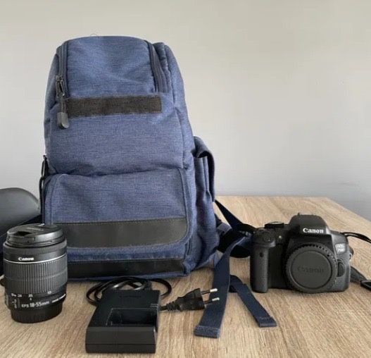 Canon EOS 750D (Rebel T6i) – Impecável + Acessórios