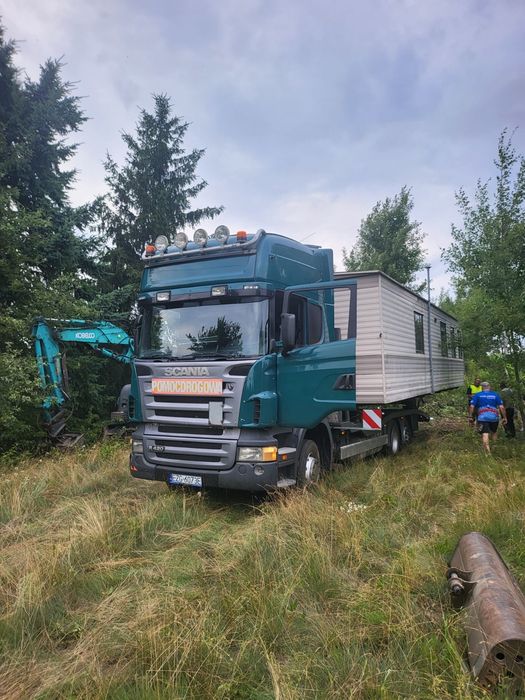 Pomoc drogowa, laweta, transport maszyn do 15t
