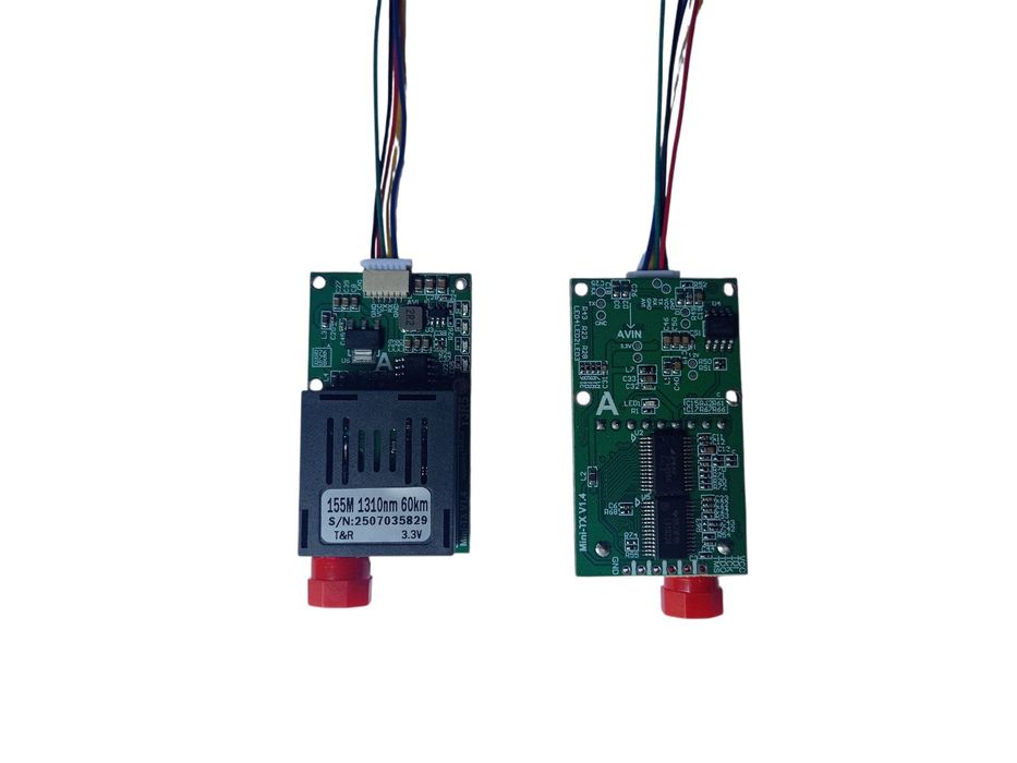 Медіаконвертори для оптоволоконних дронів 60км  40км25км 20км