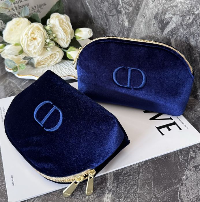 Велюрова косметичка Dior