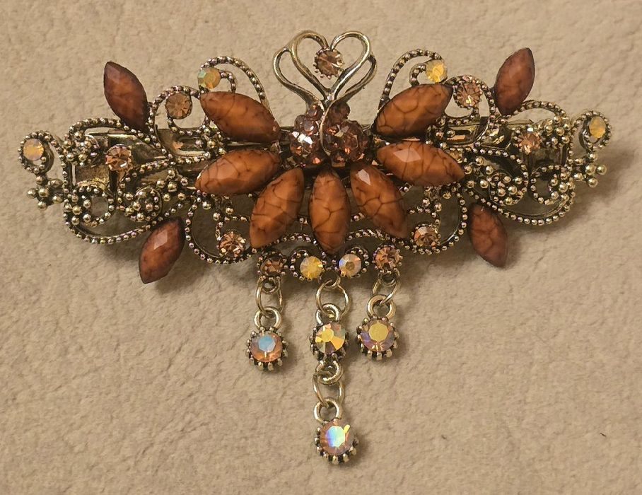 Myśliwska spinka do włosów dla DIANY Leśnika. Nowa.