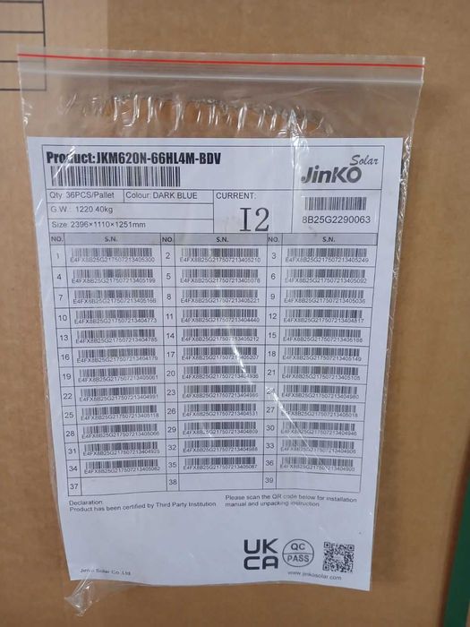 Панелі JINKO JKM620N-66HL4M-BDV