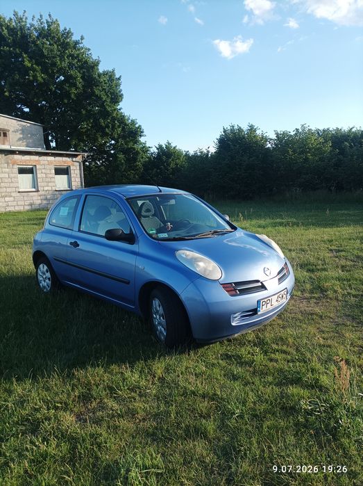 Nissan Micra K12 2004 r. Niebieska perła