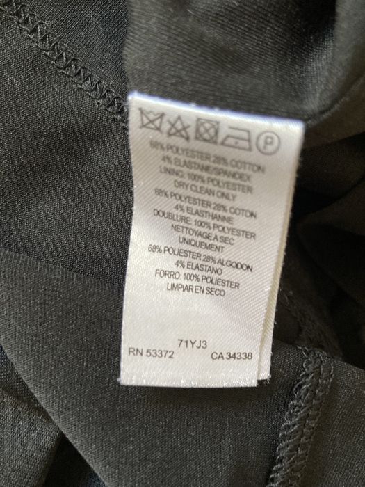 Sukienka czarna ozdobne rękawki rozm. 34/36