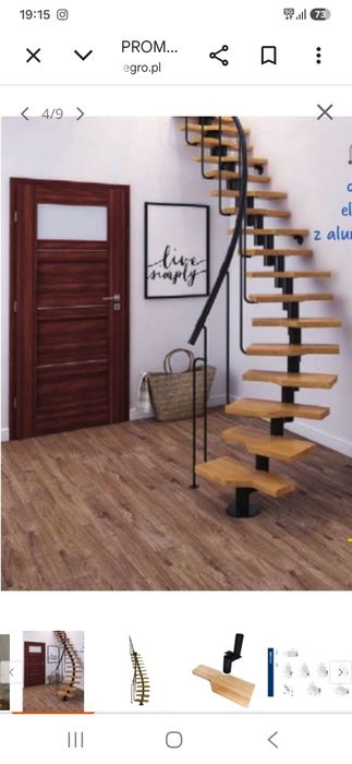 Schody modułowe Atrium MINI Okazja