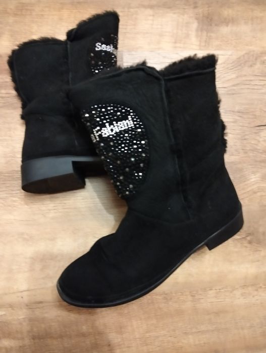 Уггі натуральне хутро та замша